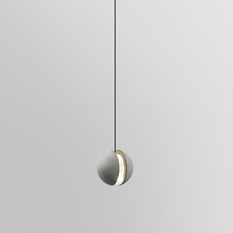 Moderne Moon Planeet Shade Hanging Light Resin 1 lichte hanglamp voor woonkamer