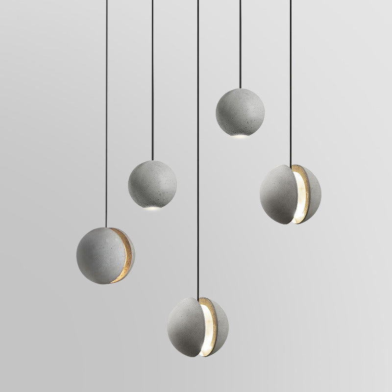 Moderne Moon Planeet Shade Hanging Light Resin 1 lichte hanglamp voor woonkamer