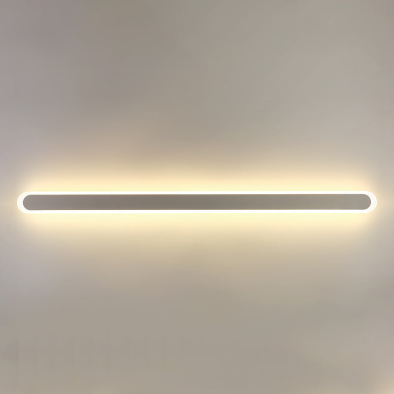 Lámparas lineales lineales de estilo moderno metal 1 lámpara de luz de pared ligera