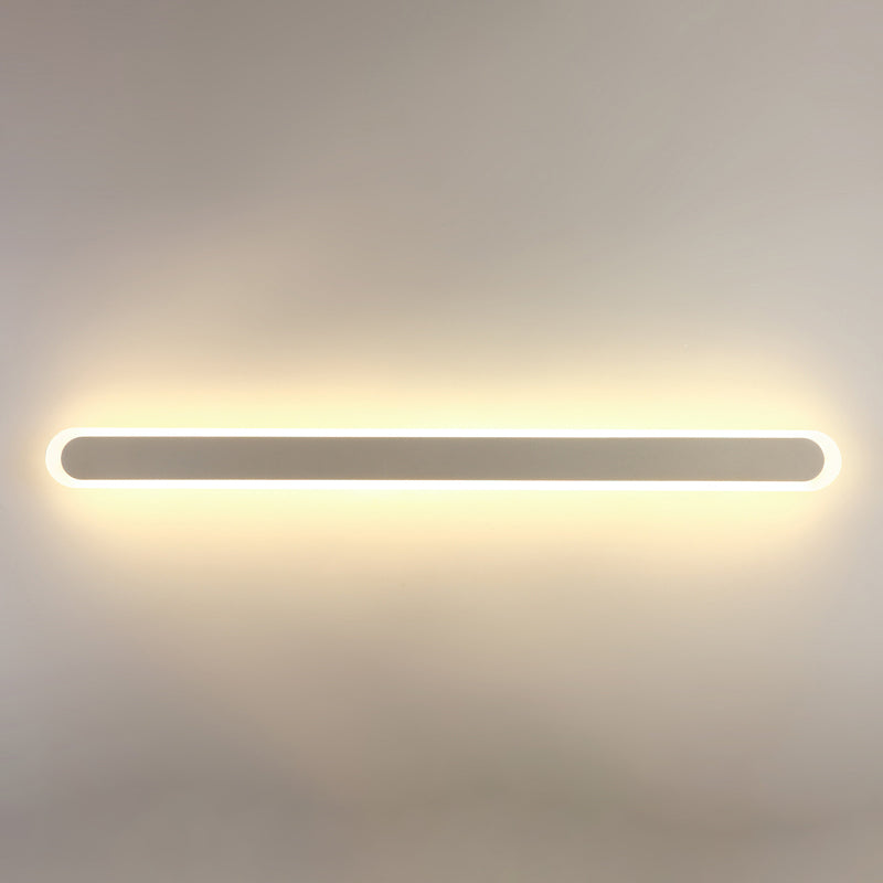 Lámparas lineales lineales de estilo moderno metal 1 lámpara de luz de pared ligera
