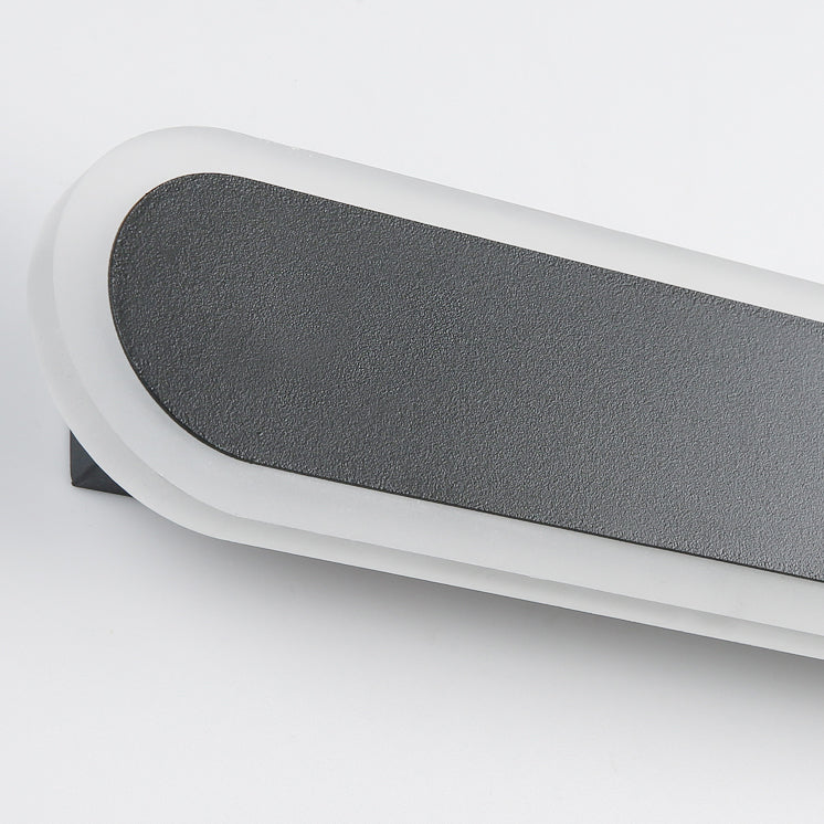 Lámparas lineales lineales de estilo moderno metal 1 lámpara de luz de pared ligera