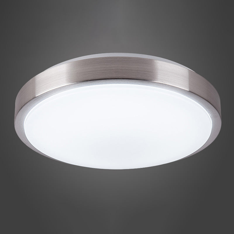 Lámpara de techo redonda sencilla de montaje empotrado LED de aluminio para sala de estar