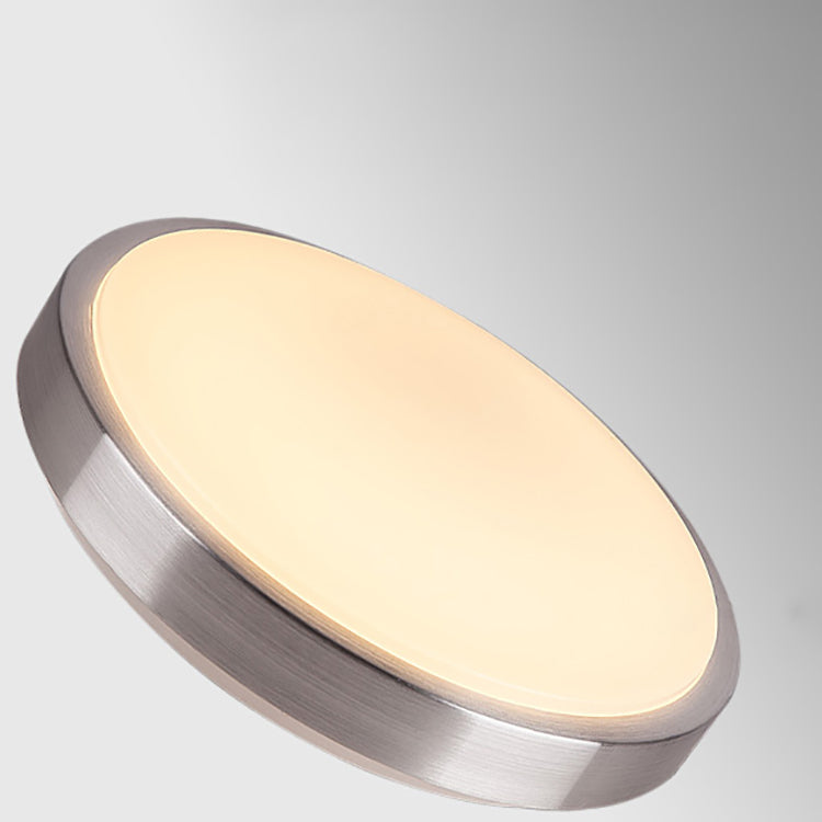 Lámpara de techo redonda sencilla de montaje empotrado LED de aluminio para sala de estar