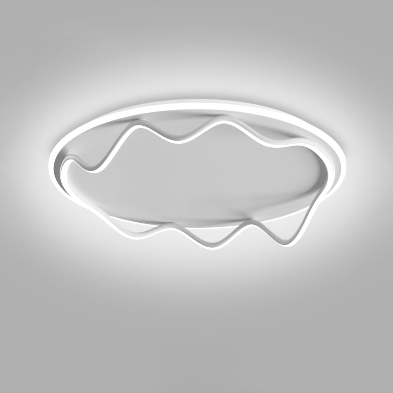 LED Flush Mount Light Aluminum Simplicity Ceiling Light Fixtures for Living Room