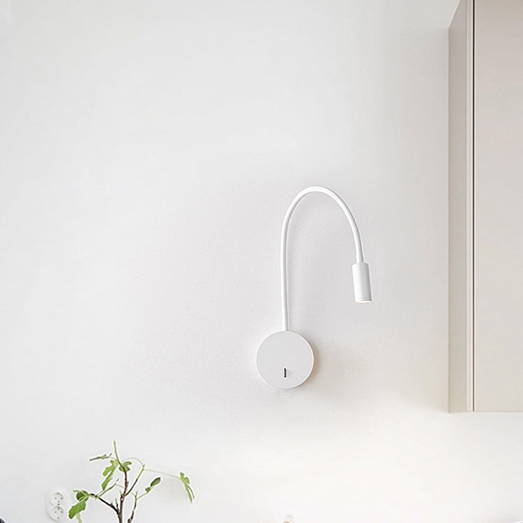 Lámpara de lectura metálica moderna Factura de la pared del hogar con brazo ajustable para el dormitorio