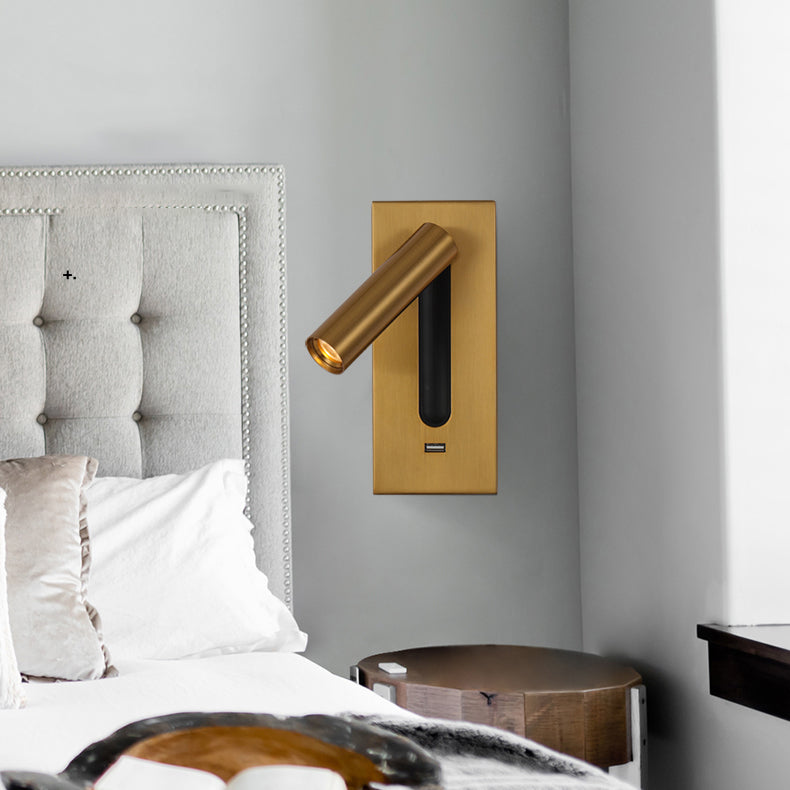 Lámpara de lectura de cabecera de luz de pared de estilo de pared de estilo moderno para cafetería de dormitorio de hotel