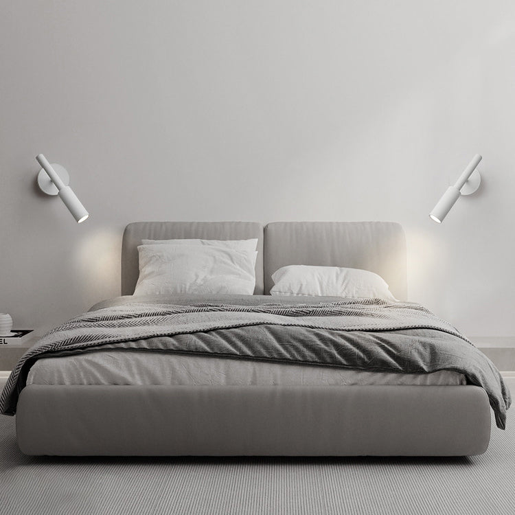 Luz de lectura rotativa de luz de pared metálica de estilo moderno para sala de estar de dormitorio de hotel