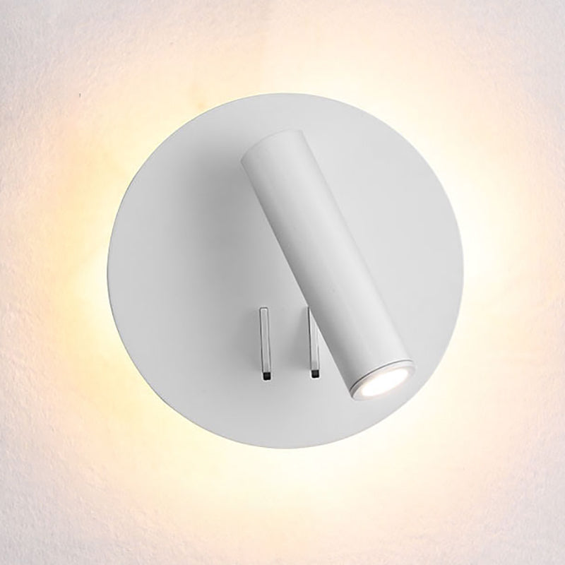 Contemporary Style Simplicity Wall Sconce Metal Shade Reading Lamp for Bedroom