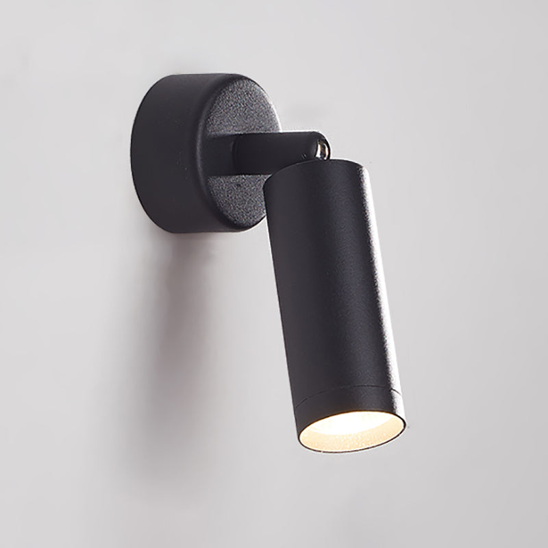 Rotatable LED Reading Lamp Simplicity Wall Sconce Lights with Metal Shade for Bedroom