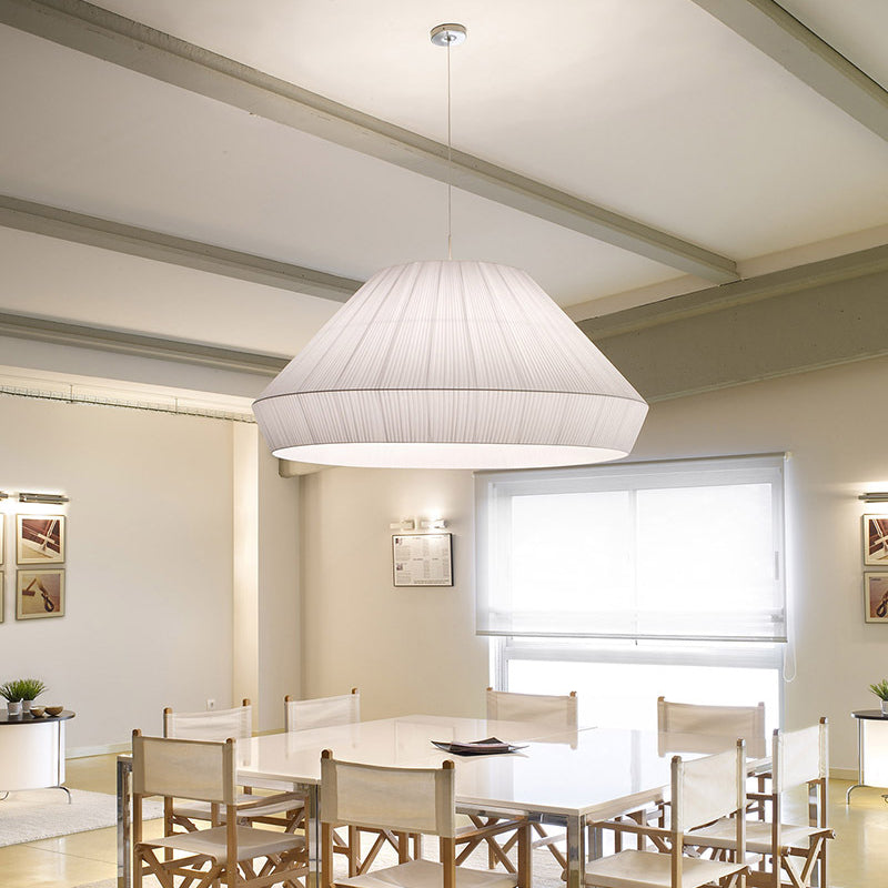 OMAGGIO MODERNA GEOMETRIA SEDIA INSPETTUATA SETA LIGHT 1 PENDANTE LIGHT PER LAMPO