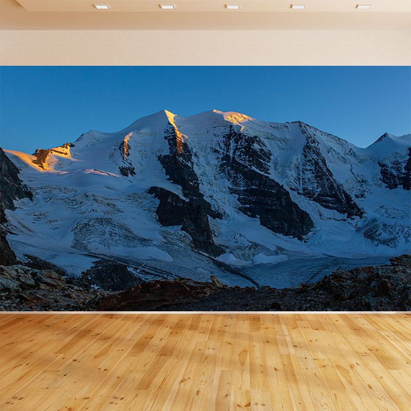Mountain Mural Horizontal Photography Environment Friendly Wallpaper for Bedroom