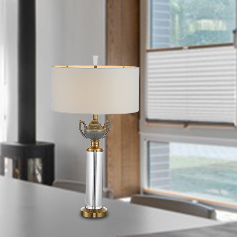 1 tête cylindrique lampe de chevet modernisme modernisme coupe à main le feu de lecture en or en or