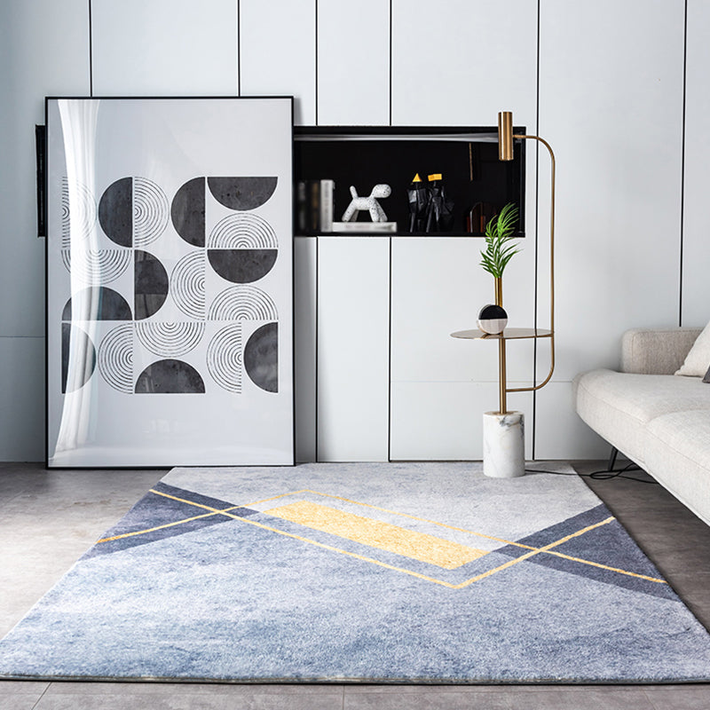 Reddish Brown Graphic Carpet Blending Modern Carpet Washable Carpet for Home Decor