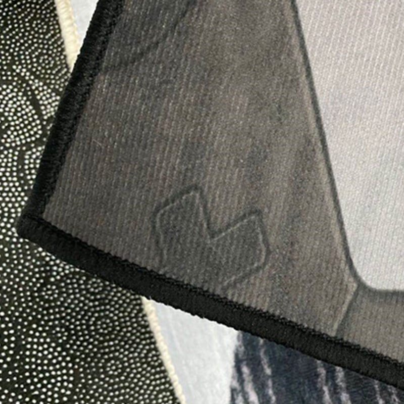 Minimalist Area Carpet Leisure Game Theme Rug Polyester Indoor Rug with Non-Slip Backing