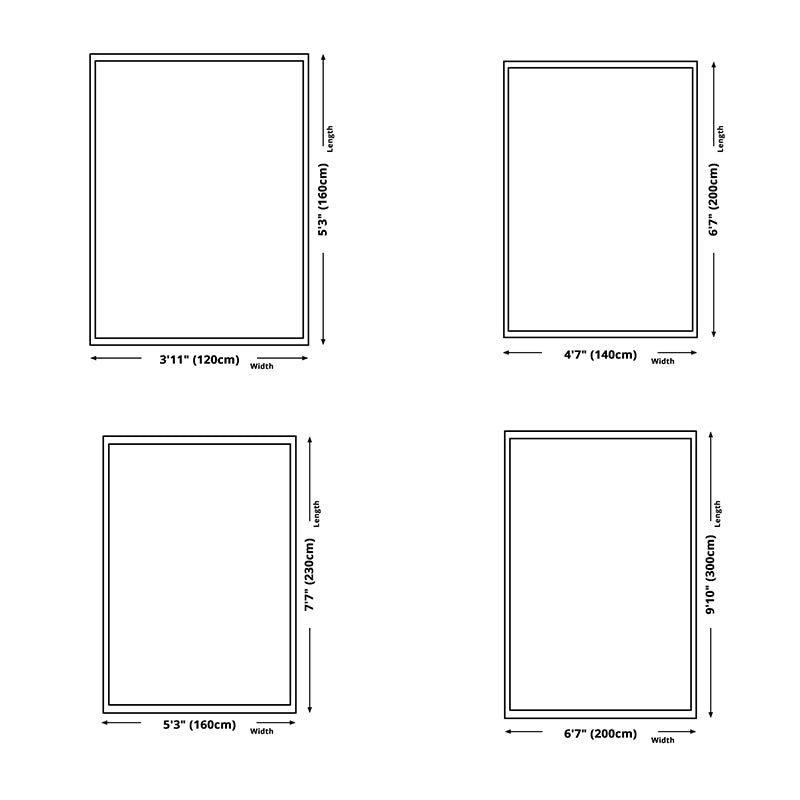 Gold Simple Carpet Blending Graphic Carpet Stain Resistant Carpet for Living Room