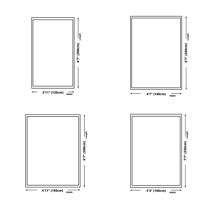 Dark Gray Stripe Area Rug Blended Modern Rug Stain Resistant Rug for Living Room