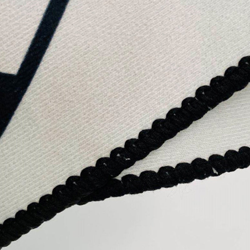 Modern Game Controller Print Rug Polyester Carpet Non-Slip Backing Area Rug for Living Room