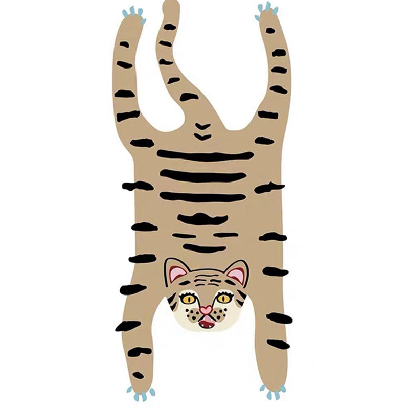 Trendy Washable Carpet Comfort Animals Pattern Polyester Rug Stain Resistant Carpet for Home Decor
