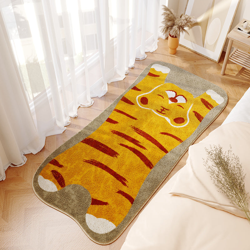 Tapis de tapis de zone lavable à la mode à la mode à la mode à la mode avec support sans glissement