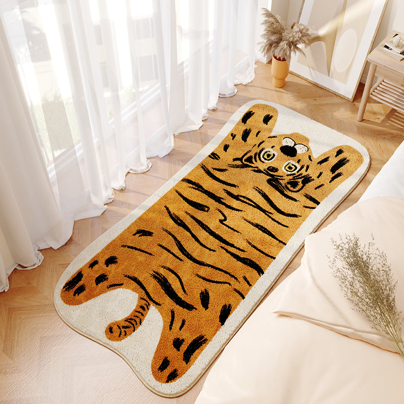 Tapis de tapis de zone lavable à la mode à la mode à la mode à la mode avec support sans glissement