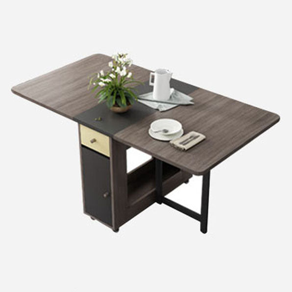 Muebles de estilo de mediados de siglo Mesa de comedor de madera maciza para el comedor en casa