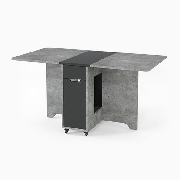 Muebles de estilo de mediados de siglo Mesa de comedor de madera maciza para el comedor en casa