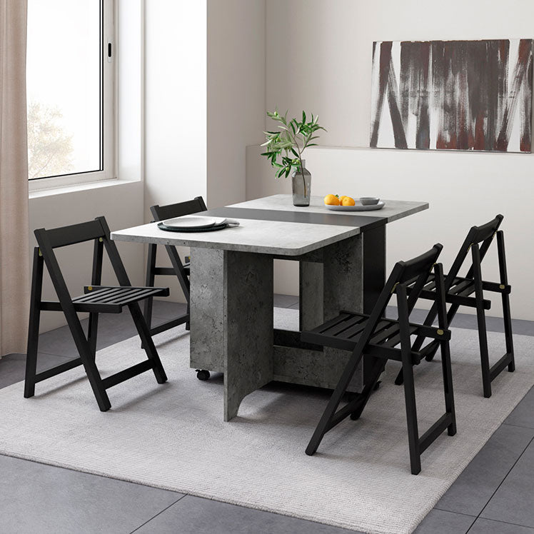 Muebles de estilo de mediados de siglo Mesa de comedor de madera maciza para el comedor en casa