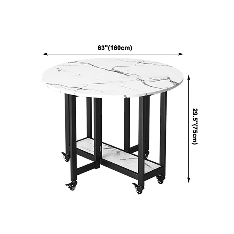 Midcentury Style Round Furniture Solid Wood Dining Table for Dining Room