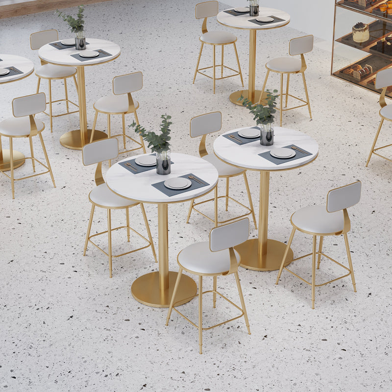 Marmeren meubelen Traditionele luxe eettafel voor eetkamer thuis