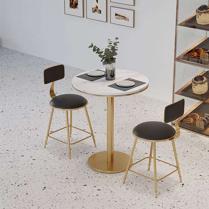 Marmeren meubelen Traditionele luxe eettafel voor eetkamer thuis
