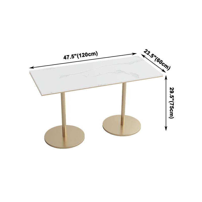 Marmeren meubelen Traditionele luxe eettafel voor eetkamer thuis