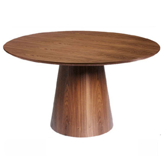 Solid Wood Contemporary Round Dining Table Wood Top Table for Kitchen