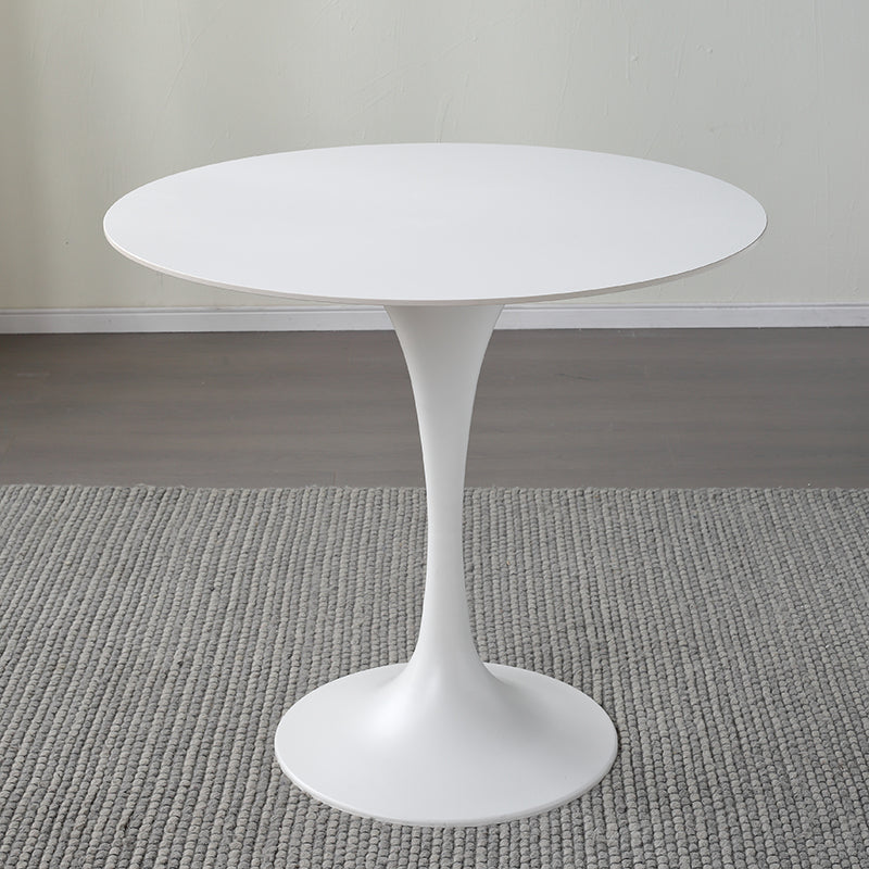 Metal Modern Round Table Sintered Stone Table for Kitchen and Dining Room