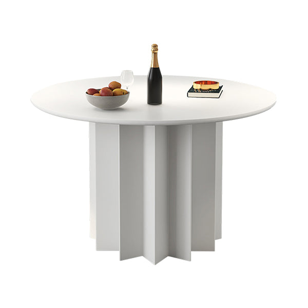 Moderner Standard-Küchen-Esstisch, runder Holz-Esstisch mit Sockel