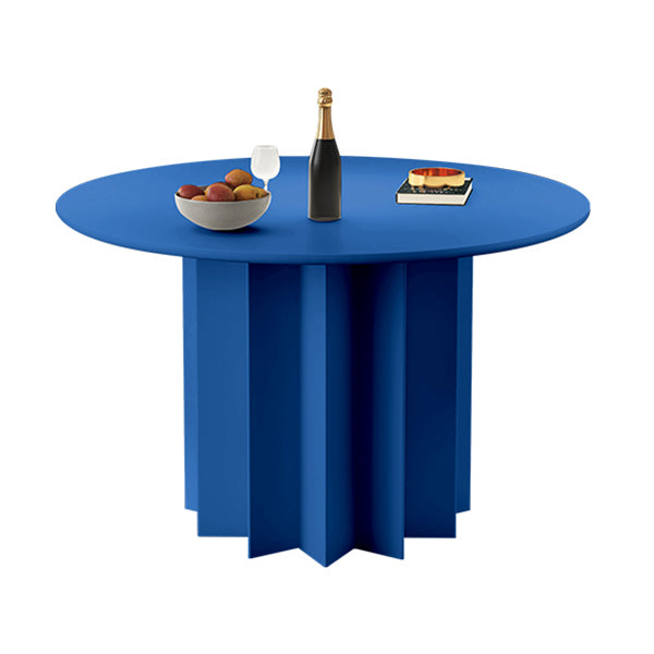 Moderner Standard-Küchen-Esstisch, runder Holz-Esstisch mit Sockel