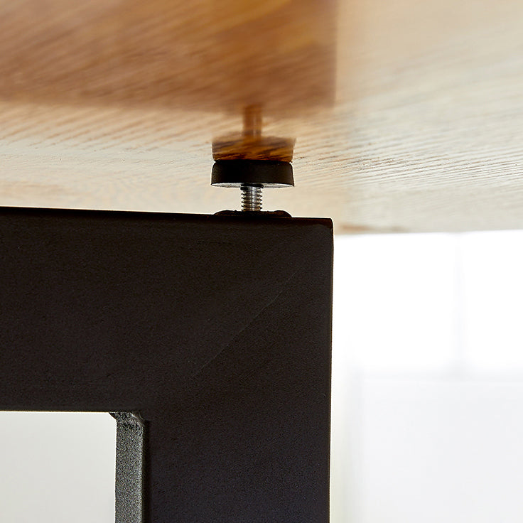 Runder Mid-Century Modern Esstisch aus Metall mit Holzplatte und Drop Leaf