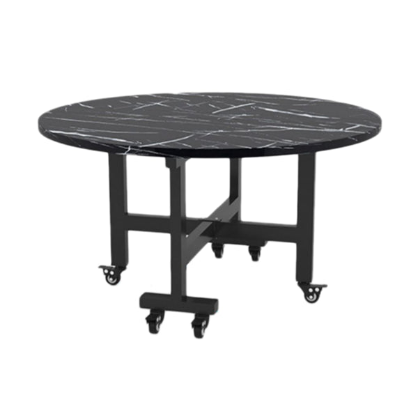 Mitte des Jahrhunderts rund Form Table MDF Klappstandentisch für Küche