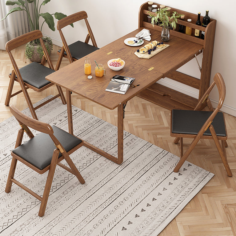 Mid-Century Rectangle Dining Site Table Solid Wood Dining Room Home Furniture