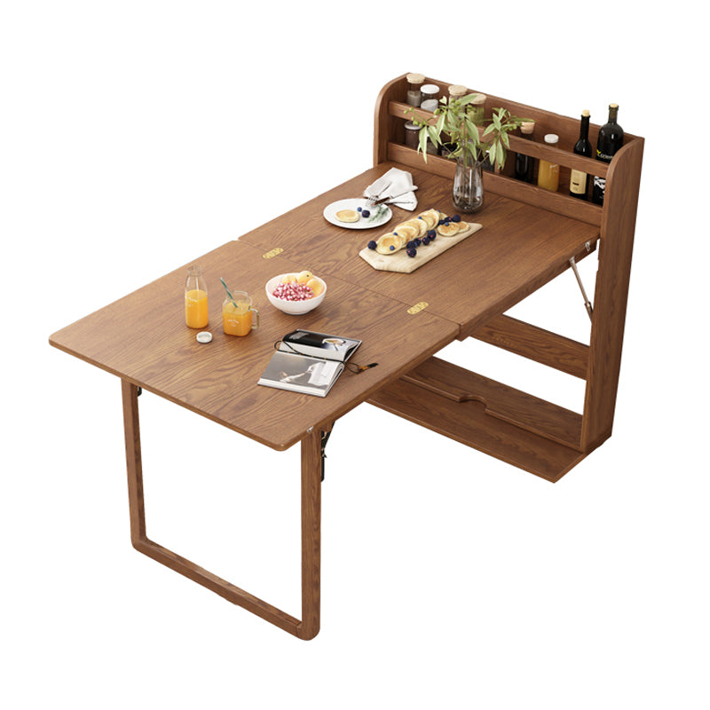 Mid-Century Rectangle Dining Site Table Solid Wood Dining Room Home Furniture