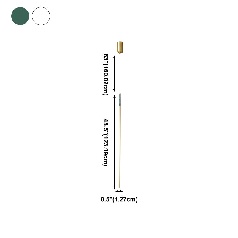 Eigentijdse hangende hanglamp lineaire vorm marmeren hanger voor woonkamer slaapkamer
