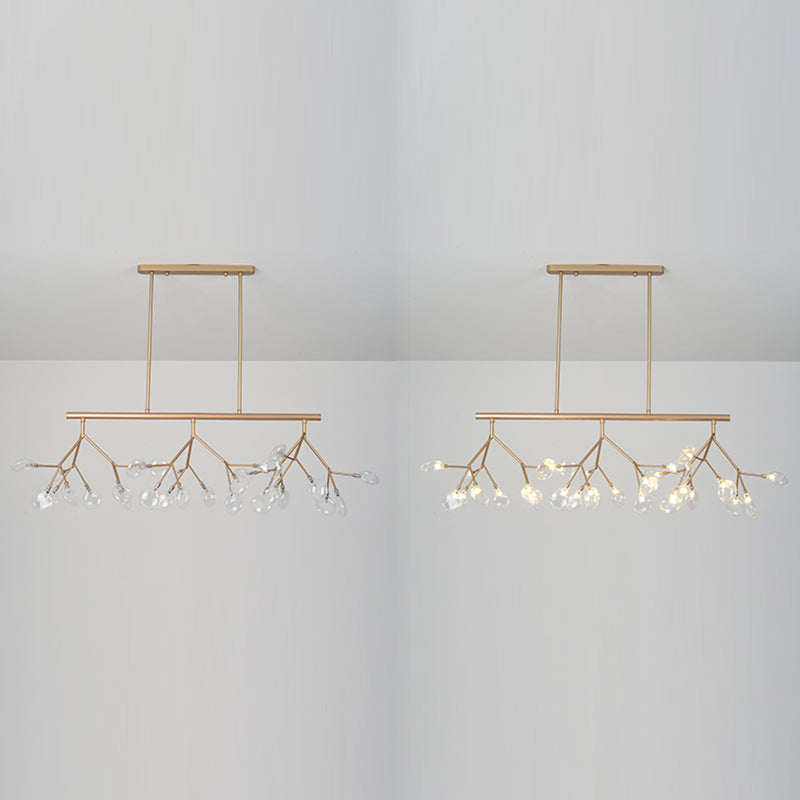 Modern Style Firefly Island Pendant Simple 27 Lights Island Light for Bedroom