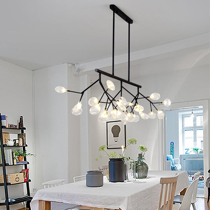 Modern Style Firefly Island Pendant Simple 27 Lights Island Light for Bedroom