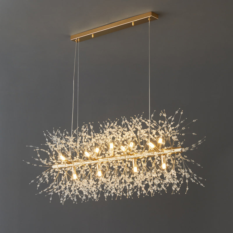 Candelier de lucante Ligera de la lámpara Parte Sala de estar de la isla moderna de la isla de iluminación