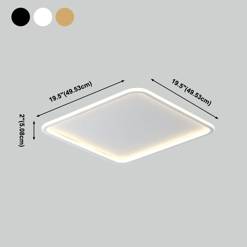 Simple Style Mount Ceiling Lights Aluminum Ceiling Lamp for Bedroom Living Room