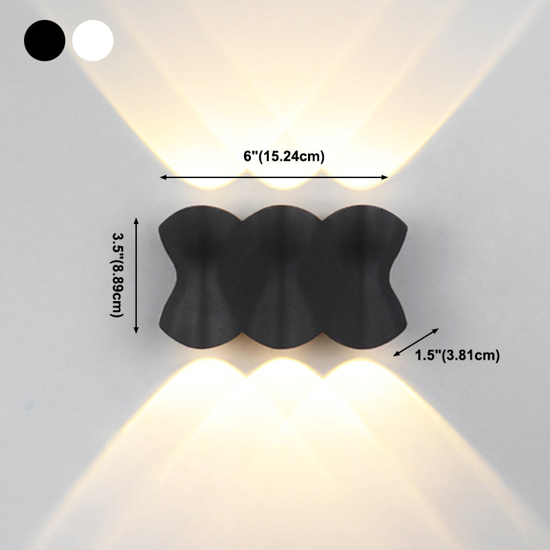 Luz de pared múltiple de pared de pared contemporánea LED para sala de estar para sala de estar