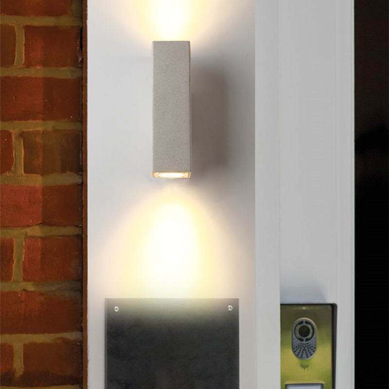 Contemporary Cement Wall Sconces Lighting Minimalist Wall Washer for Outdoor