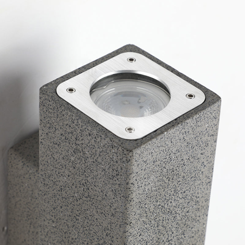 Contemporary Cement Wall Sconces Lighting Minimalist Wall Washer for Outdoor