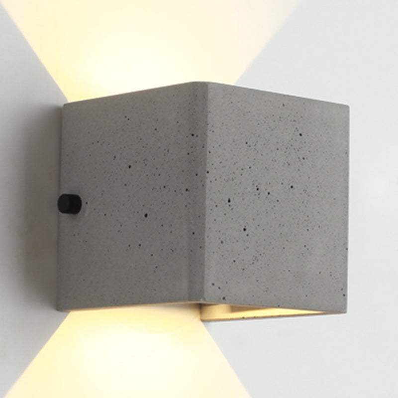 Modern Wall Light Fixture Simple Cement Wall Washer for Outdoor Hallway