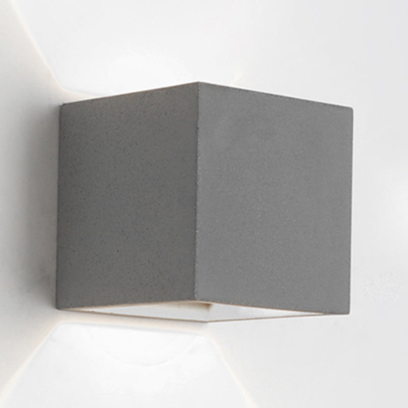 Modern Wall Light Fixture Simple Cement Wall Washer for Outdoor Hallway
