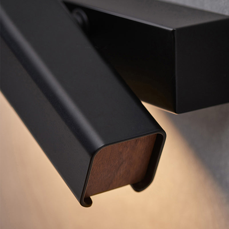 Contemporary Simple Metal Wall Sconce 1 Light Rectangular Wall Light for Living Room